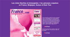 Desktop Screenshot of francecoquine.com